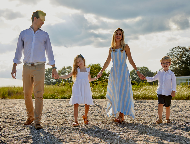 family holding hands